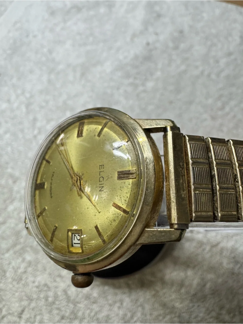 Elgin Gold-Tone Automatic Men's Watch with Date